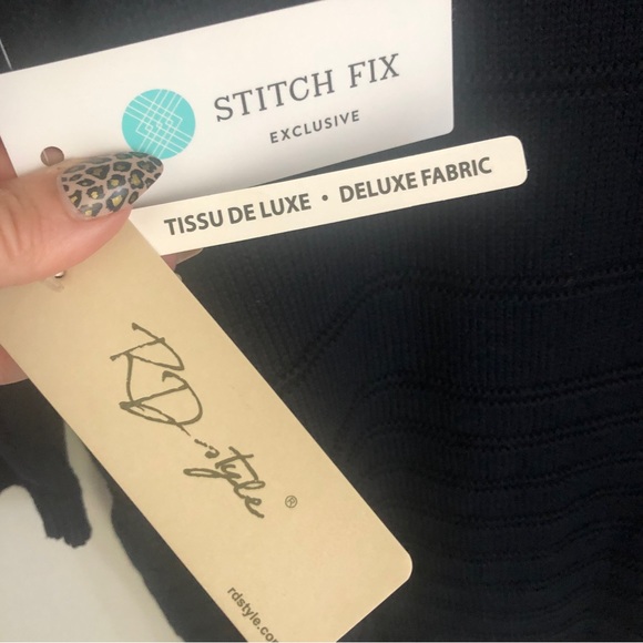 NWT Stitch Fix RD Style Velasquez Rib Pullover Sweater I23 - Picture 5 of 8